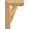 Ekena Millwork Traditional Block Rough Sawn Bracket w/ Offset Brace, Western Red Cedar, 6"W x 14"D x 22"H BKT0604X14X22TRA05RWR - alternate 2